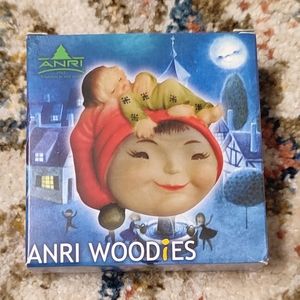 NWT Anri Woodies Christmas Ornament "Sweet dreams"